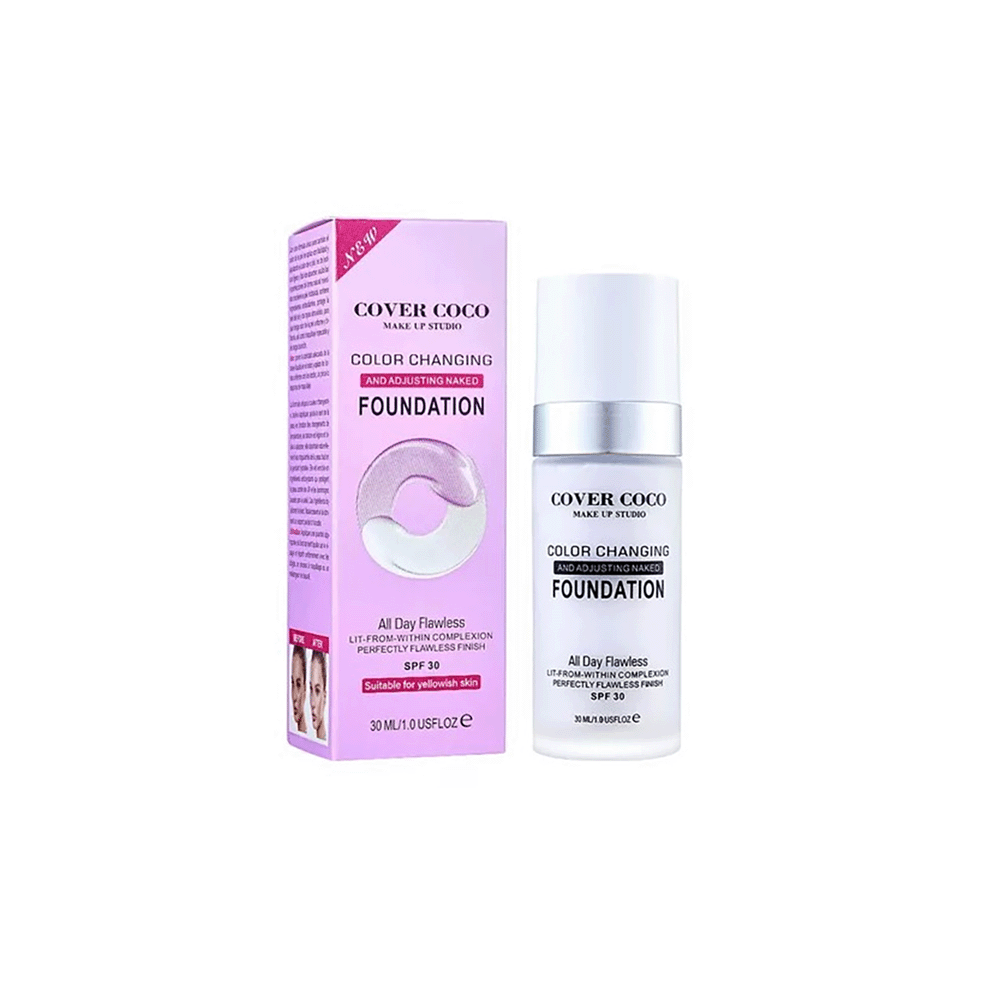 كوفر كوكو كريم أساس متغير اللون بمعامل حماية 30 SPF من الشمس - 30 مل