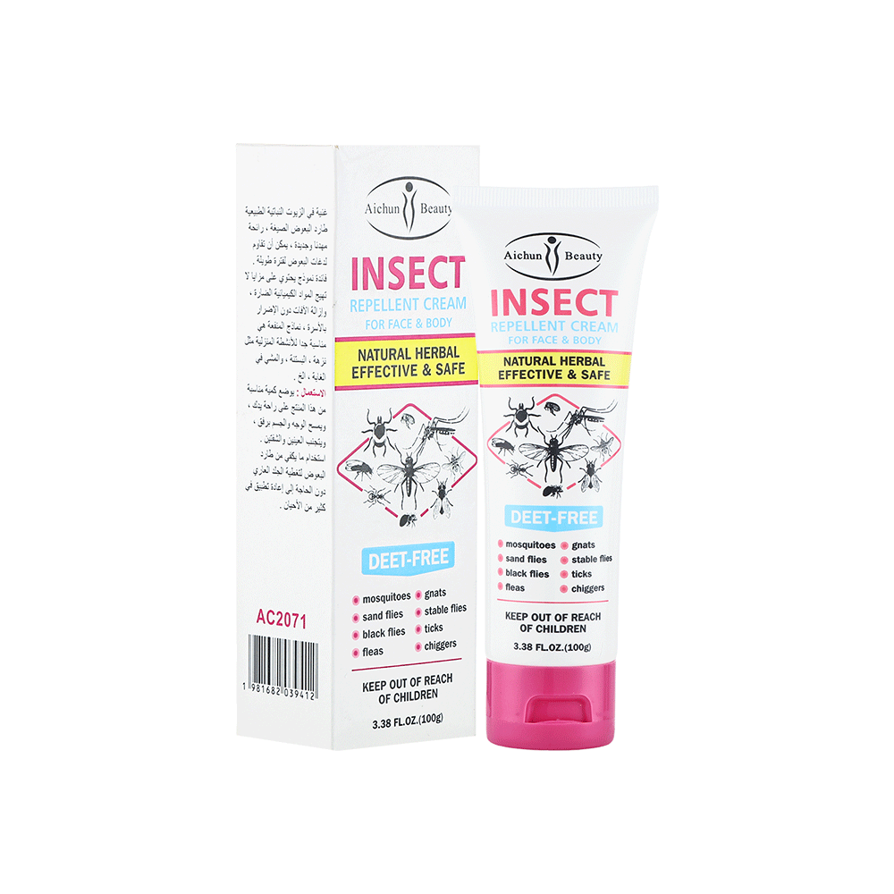 أيشون بيوتي كريم عشبي طارد للحشرات و البعوض من الوجه و الجسم - 100 جم