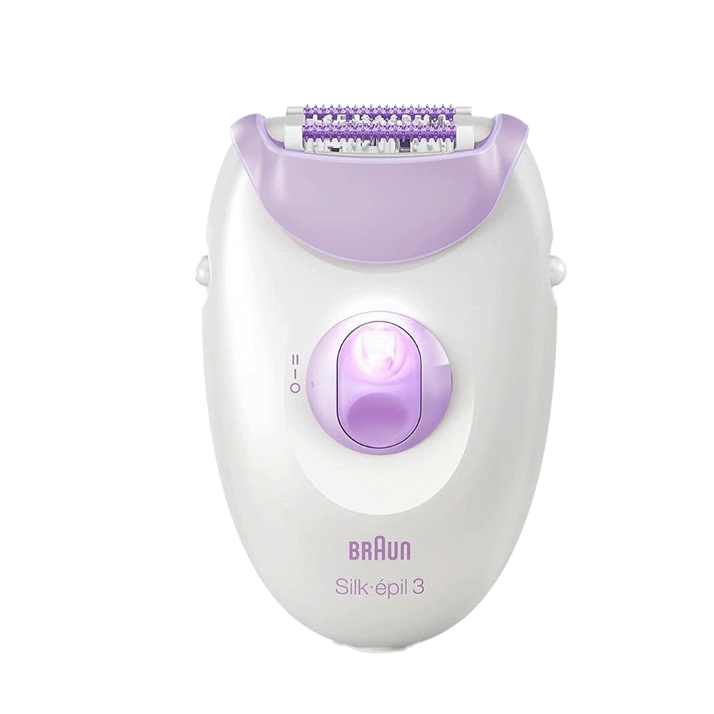 براون جهاز إزالة الشعر سيلك ايبل 3 للنساء بتقنية Smartlight موديل موديل 3-170 - أبيض