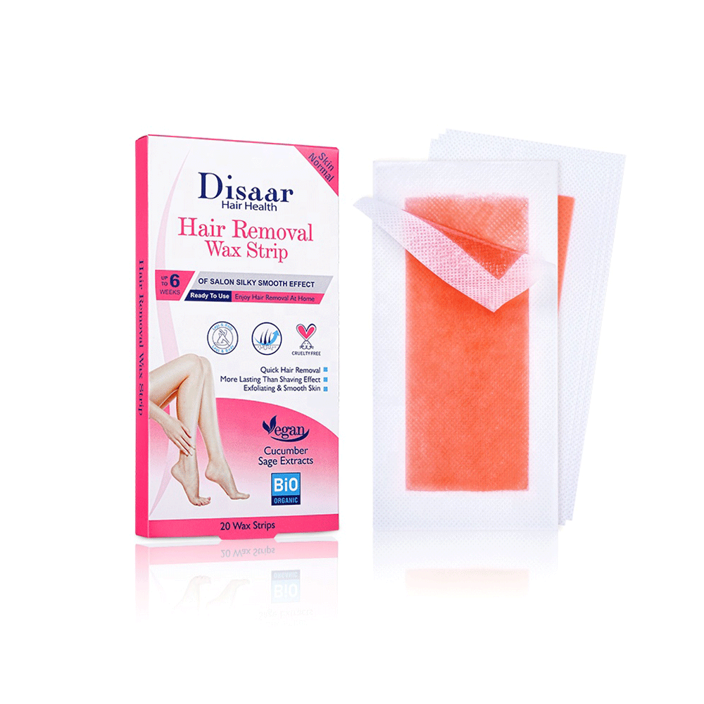ديسار شرائح الشمع لإزالة الشعر للبشرة العادية - 20 شريحة 