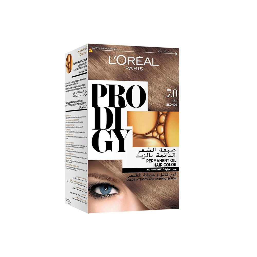 لوريال باريس صبغة بروديجي خالية من الأمونيا - 7.0 أشقر 