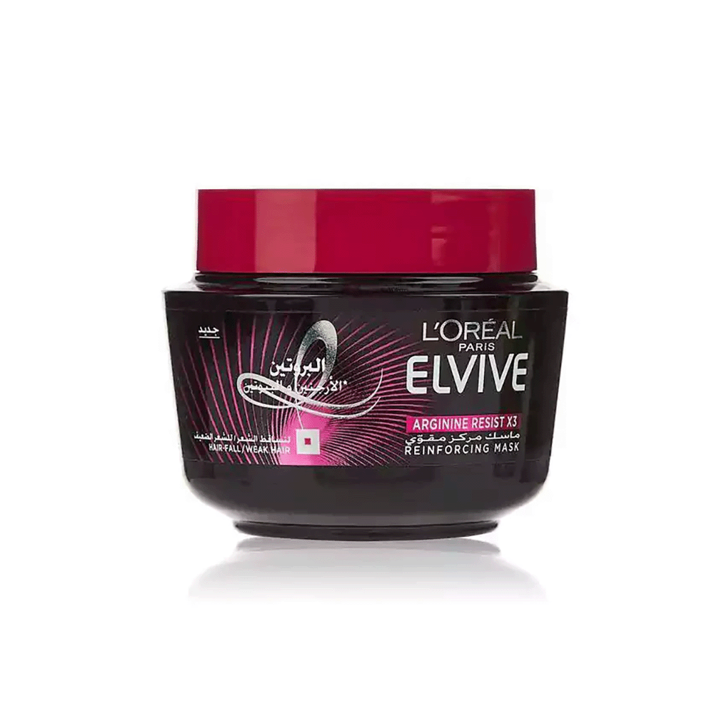 لوريال باريس إلفيف ماسك مركز مقوي للشعر الضعيف بالأرجنين و البروتين - 300 مل 