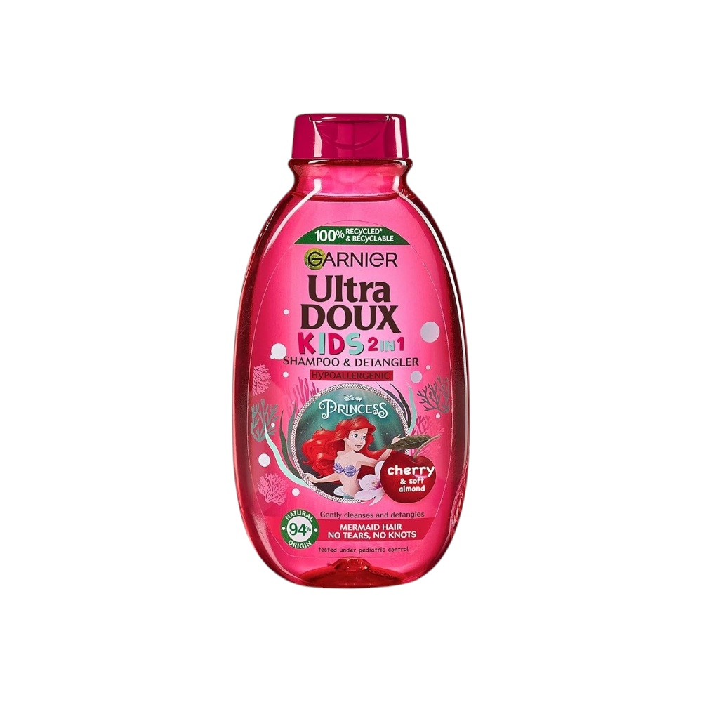 غارنييه شامبو أطفال 2 في 1 مضاد للحساسية بالكرز و اللوز - 400 مل