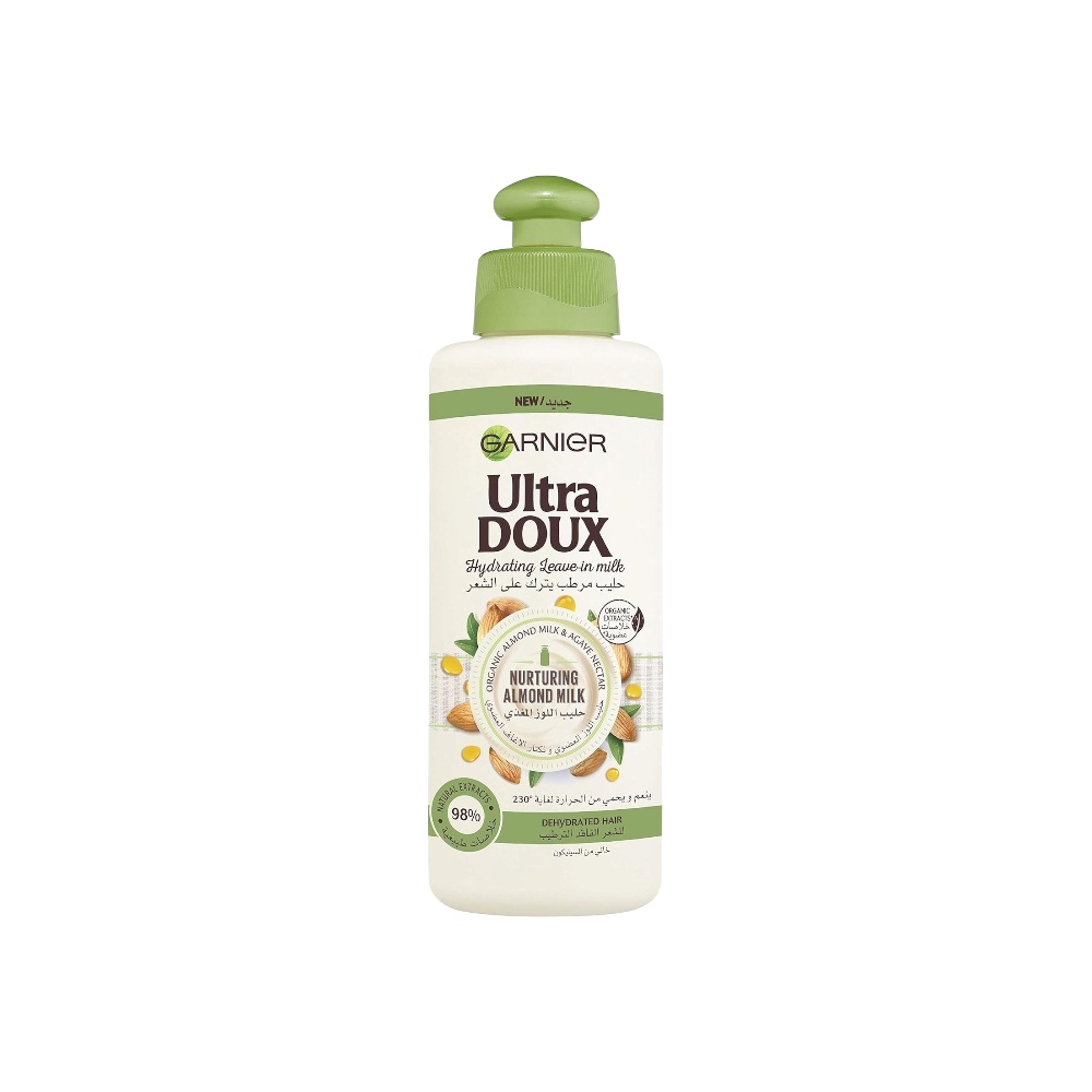 غارنييه آلترا دوكس كريم حليب اللوز المغذي للشعر الفاقد للترطيب - 200 مل
