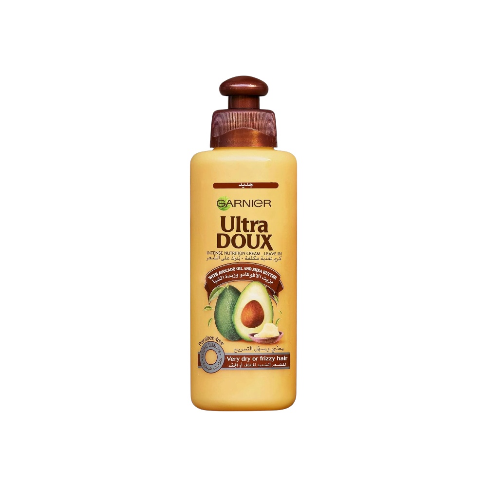 غارنييه آلترا دوكس كريم التغذية المكثفة بزيت الأفوكادو وزبدة الشيا للشعر الجاف - 200 مل