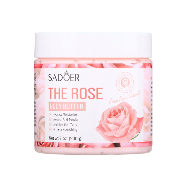 سادور زبدة مرطبة للجسم برائحة الورد - 200 جم 