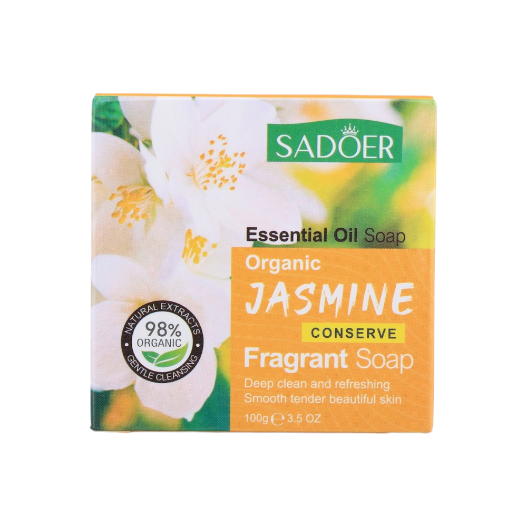 سادور صابون منظف للبشرة بالياسمين العضوي - 100 جم