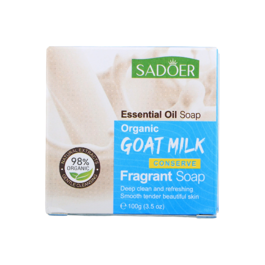 سادور صابون منظف للبشرة بحليب الماعز العضوي - 100 جم