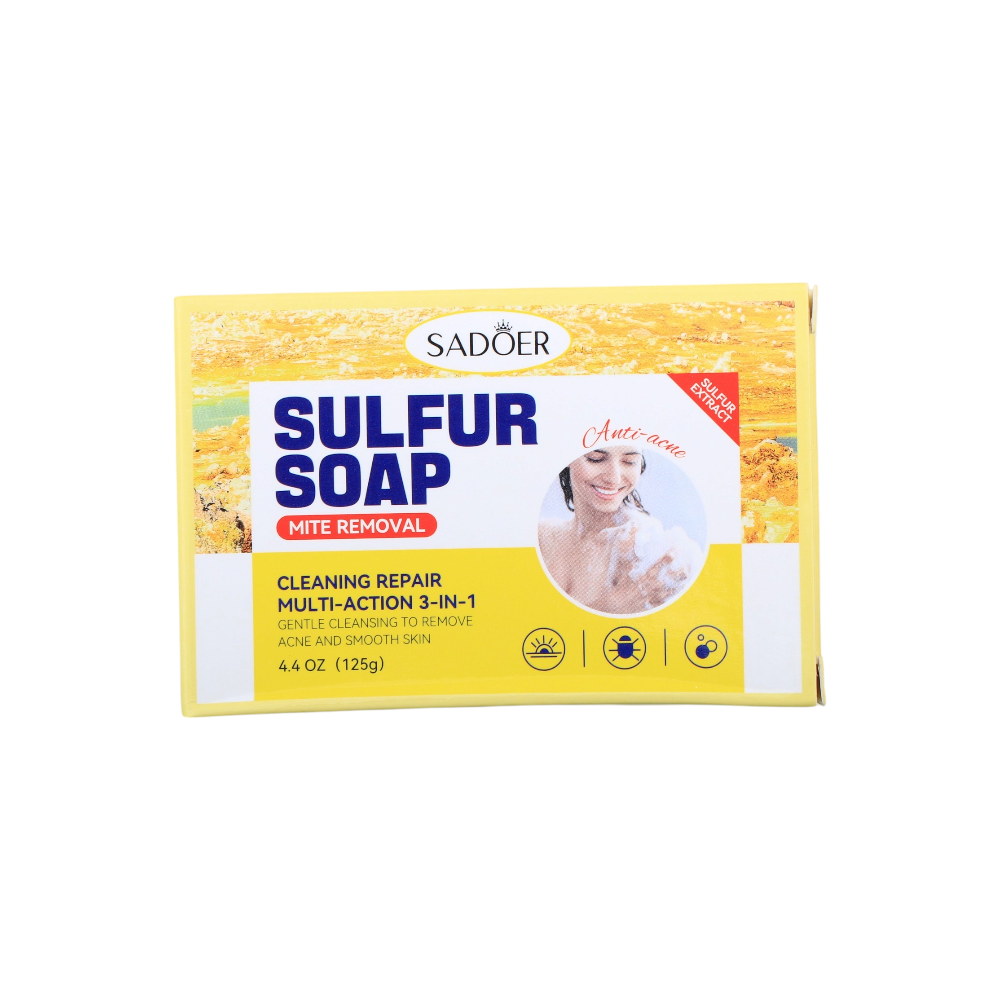 سادور صابون الكبريت مضاد لحب الشباب - 125 جم 