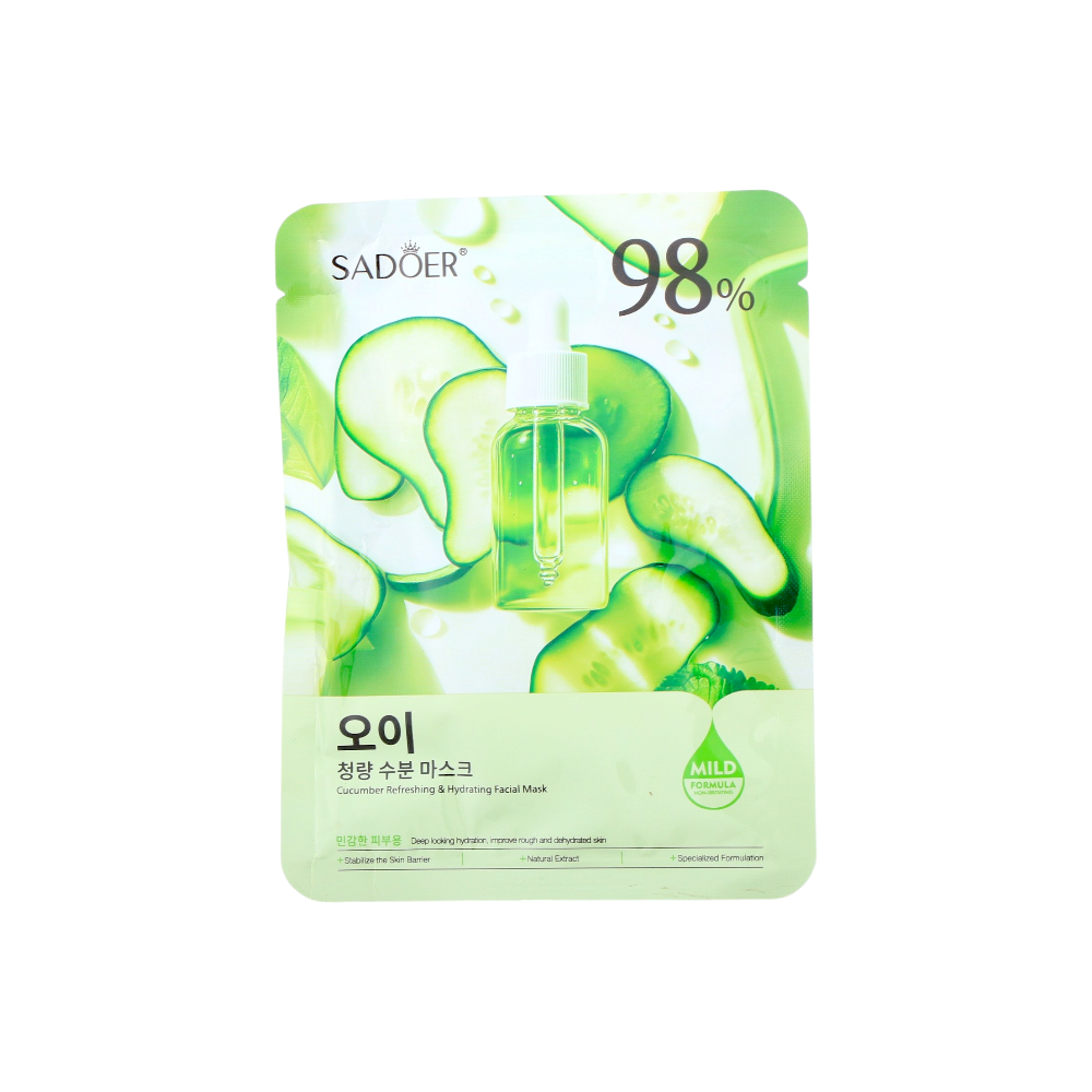 سادور قناع وجه مرطب ومنعش بالخيار - 25 جم