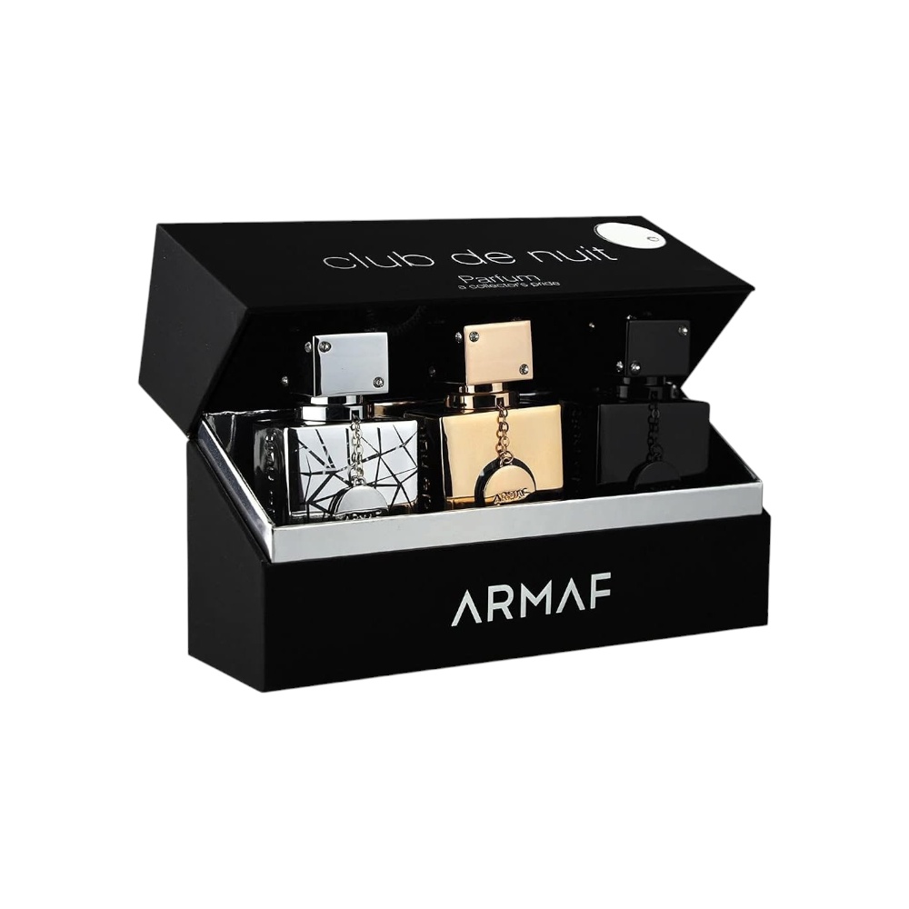 ارماف مجموعة عطور كلوب دي نوي للرجال أو دو بارفان - 3 قطع