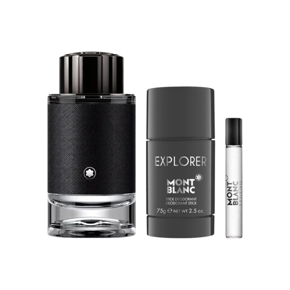 مونت بلانك طقم عطر اكسبلور للرجال أو دو برفيوم - 100 مل