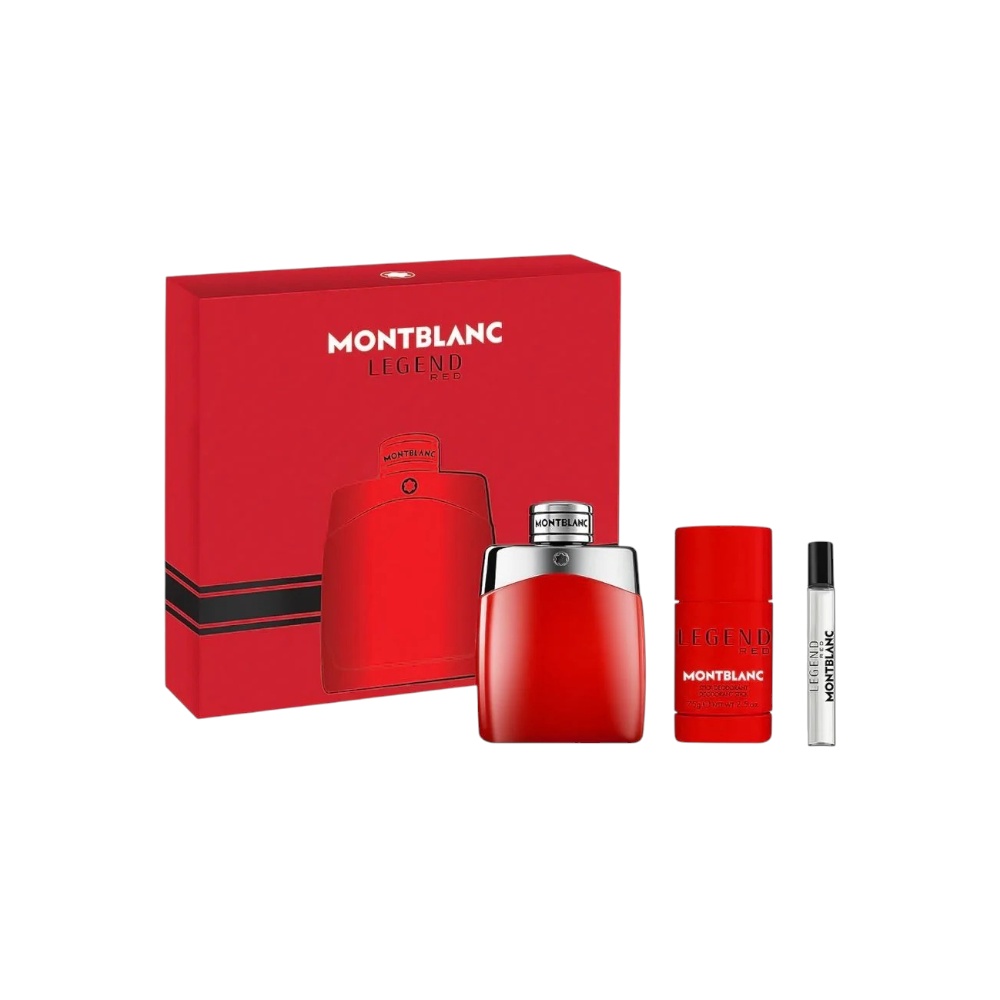 مونت بلانك مجموعة ليجند للرجال عطر 100مل + مزيل عرق 75 مل + عطر 7.5 مل