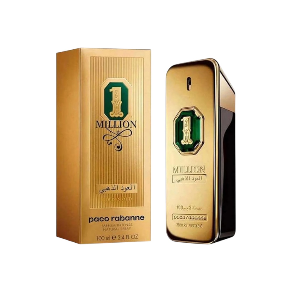 باكو رابان عطر ون مليون العود الذهبي أو دو بارفان للرجال - 100 مل