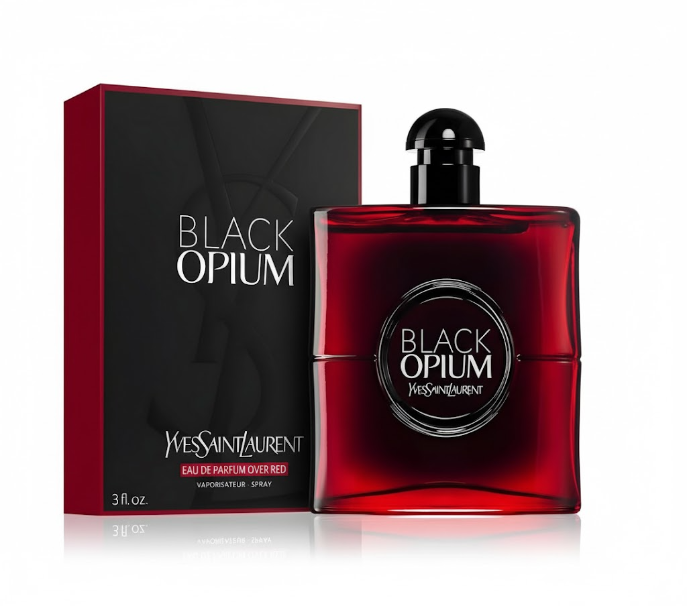 إيف سان لوران عطر بلاك أوبيوم أوفر ريد أو دو بارفان للنساء - 90 مل