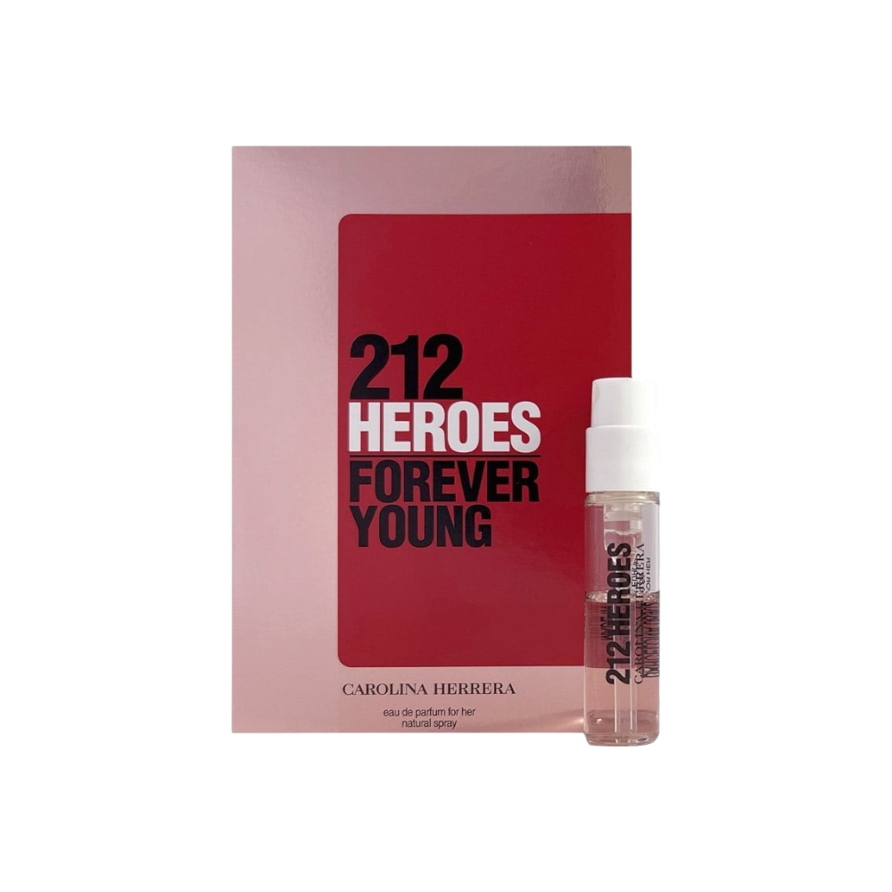 كارولينا هيريرا عينة عطر 212 هيروز فور إيفر يونج أو دو بارفان للنساء - 1.5 مل