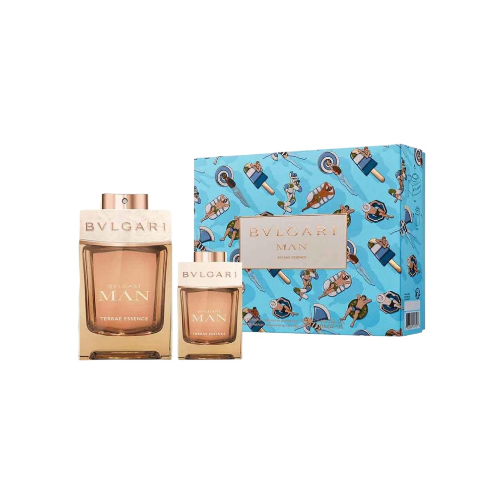 بلغاري مجموعة عطور مان تيراي إيسنس أو دو بارفيوم للرجال - عبوتين