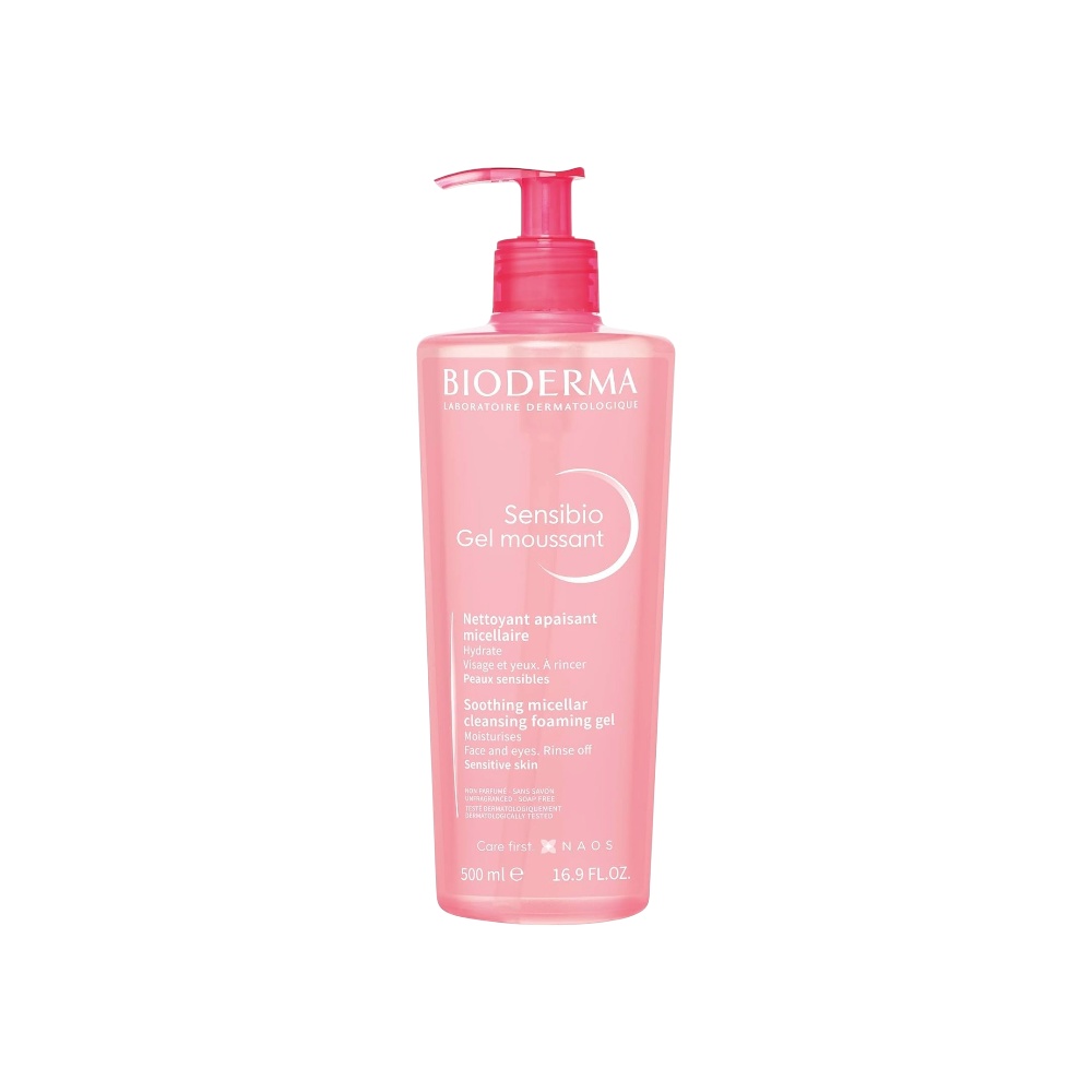 غسول بيوديرما سينسيبيو جل موسانت الرغوي المهدئ للبشرة الحساسة  - 500 مل