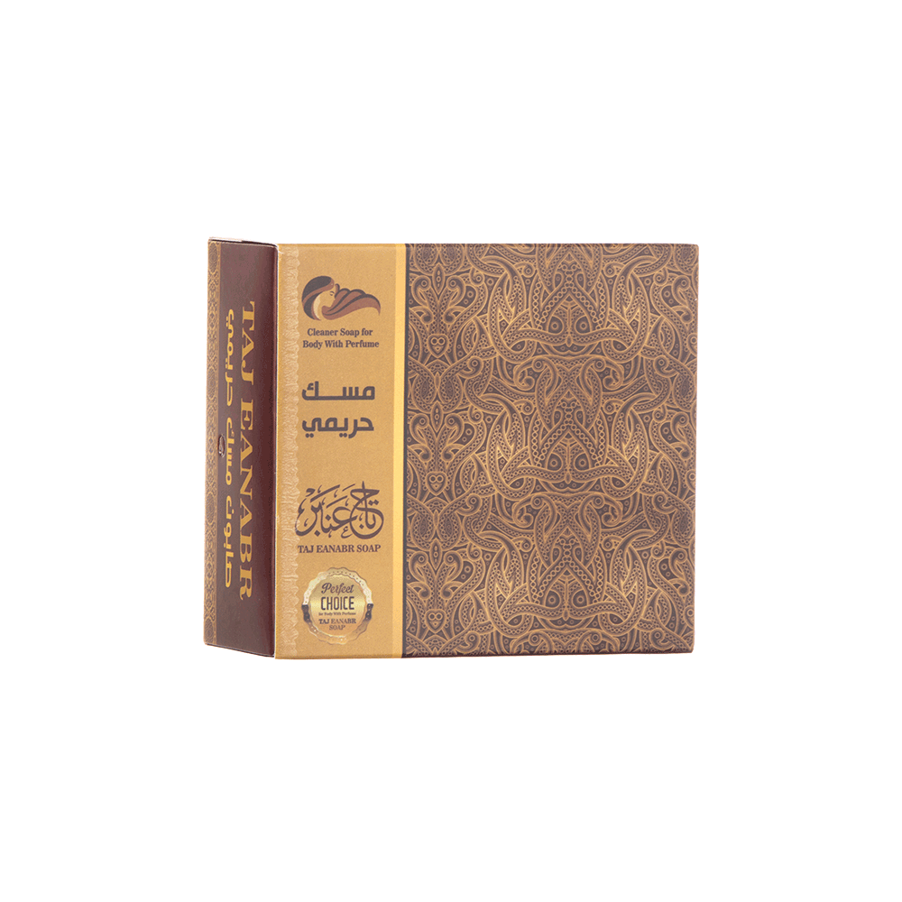 صابون مسك حريمي من تاج  عنبر  للمناطق الحساسة - 90 جرام