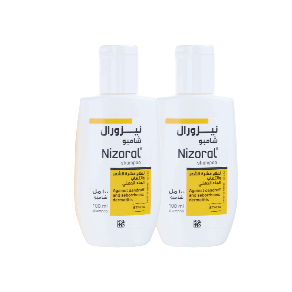 شامبو نيزورال لعلاج قشرة الشعر والتهاب الجلد الدهني 100 مل - عدد 2