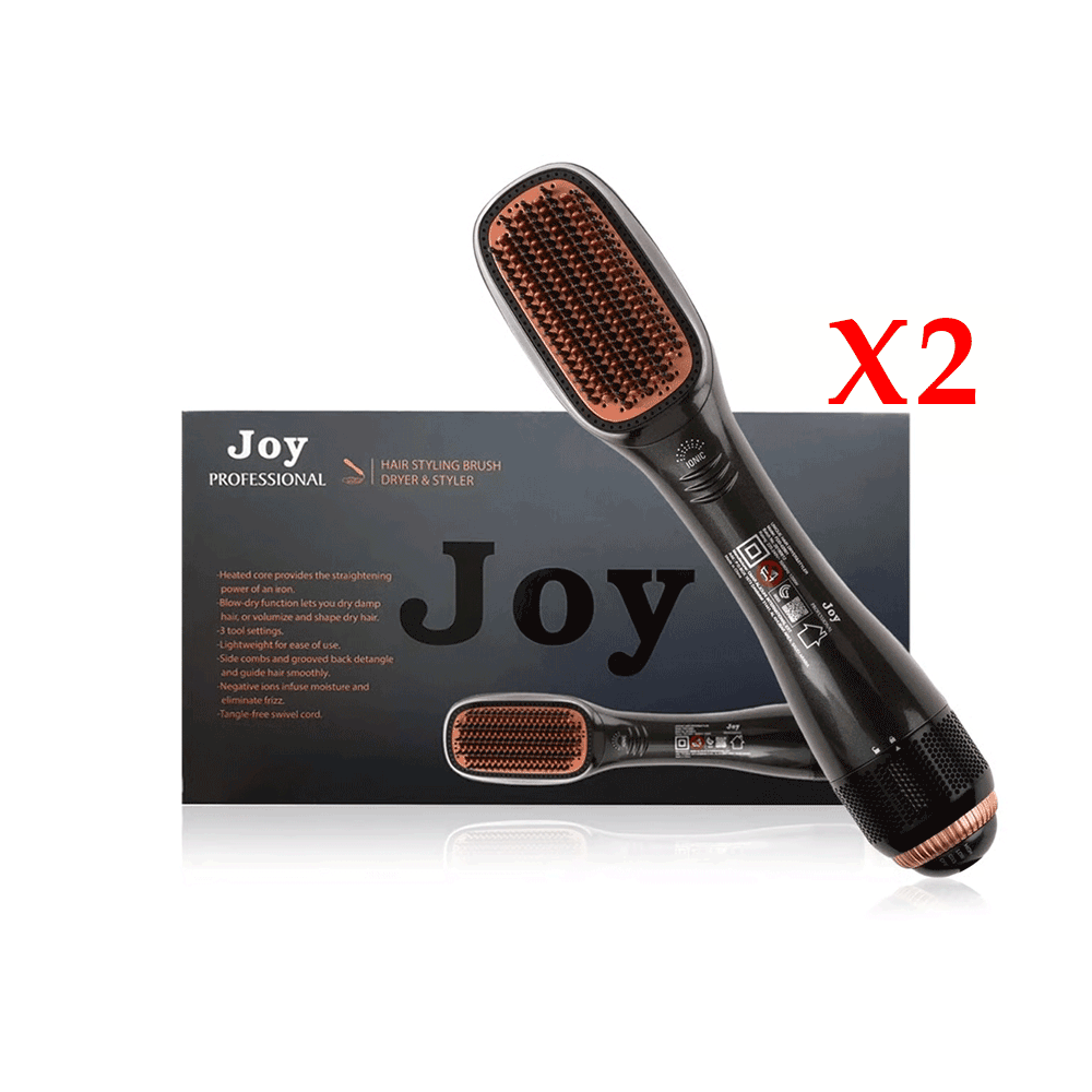 استشوار جوي الأصلي 2 في 1 فرشاة تصفيف احترافية بقوة 1200 وات موديل FDB901 أسود - عدد 2