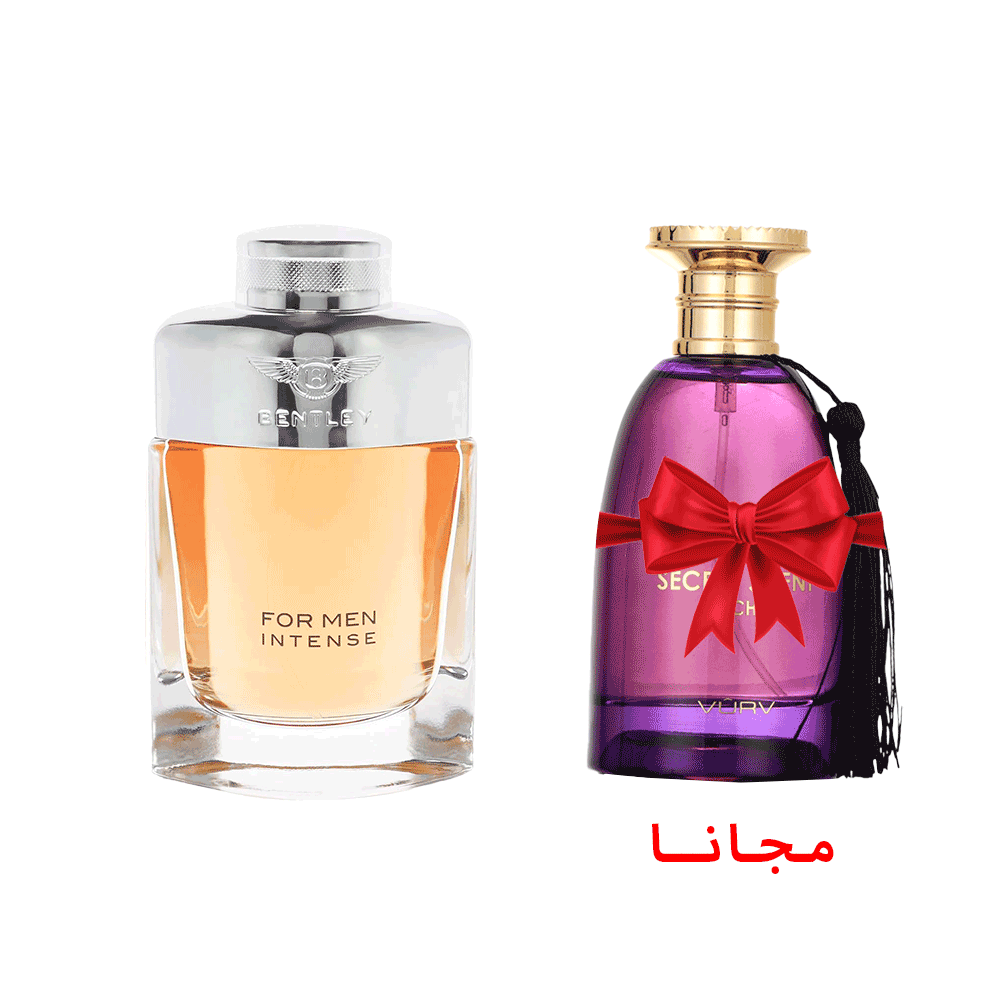 عطر بنتلي إنتنس للرجال- 100 مل + عطر فيرف سيكرت سكنت أوركيد للنساء - 100 مل مجانا