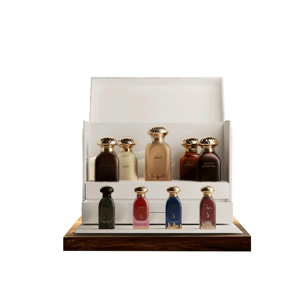 مجموعة عطور الشتاء إصدار خاص دخوني للجنسين - 9 قطع