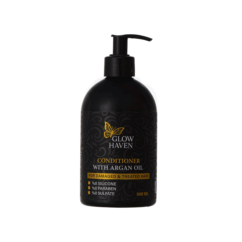 بلسم جلو هيفن بالأرجان للشعر التالف والمعالج - 500 مل