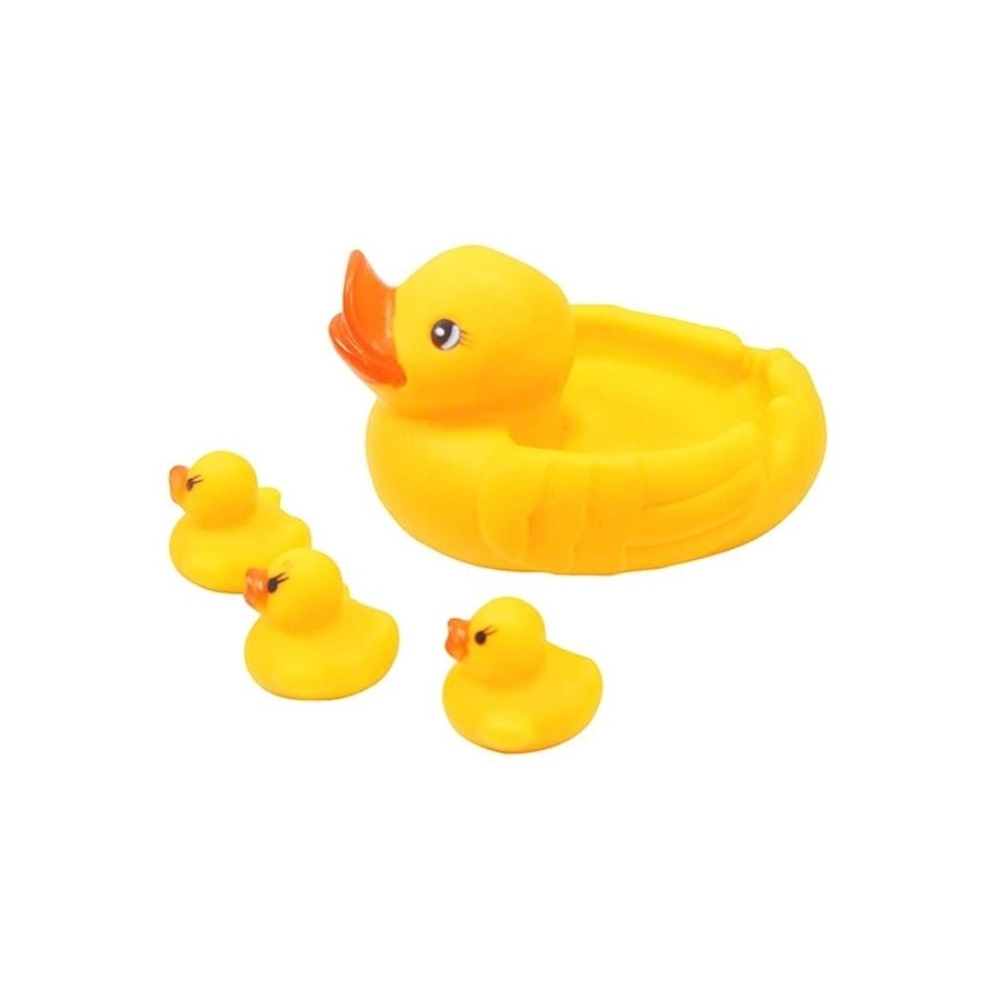  مجموعة ألعاب استحمام بشكل بطة - 4 قطع