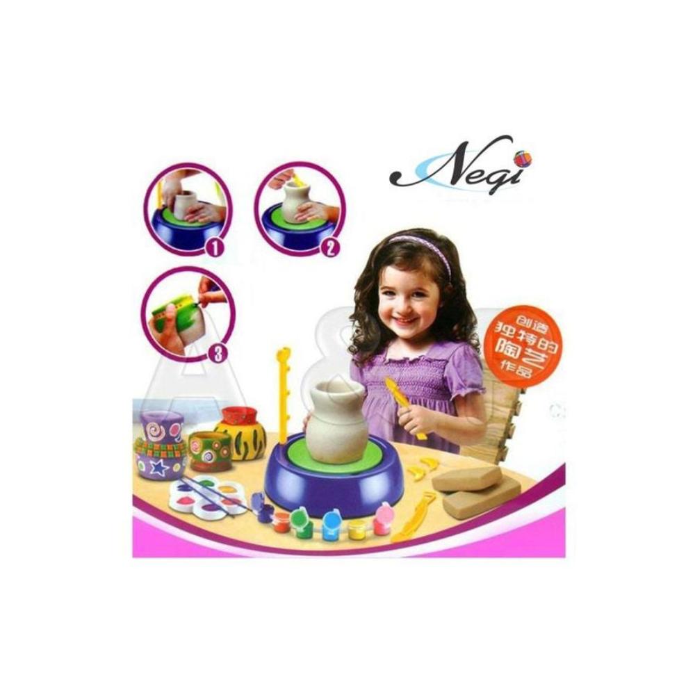 نيجي لعبة عجلة فخار خيالية بطارية B07FSJNR7M