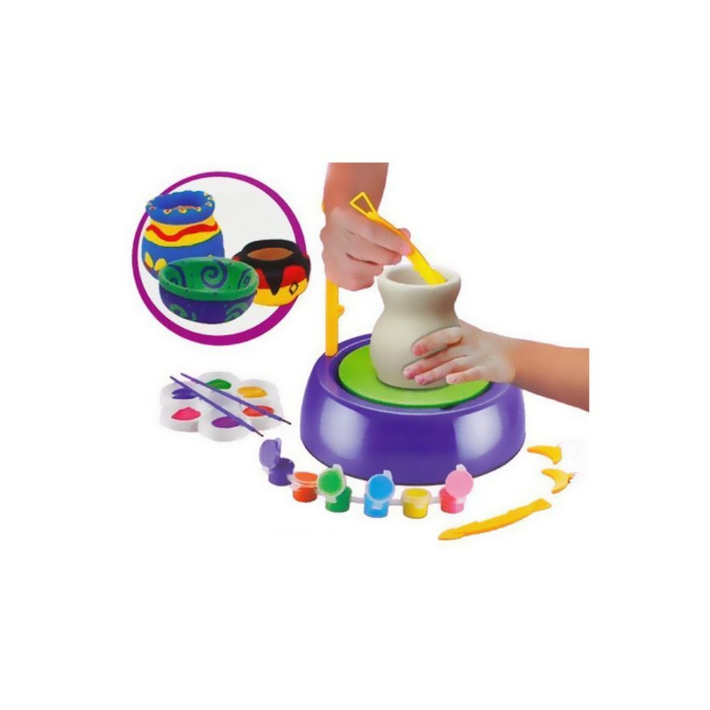 هيجادجيت مجموعة لعب عجلة فخارية