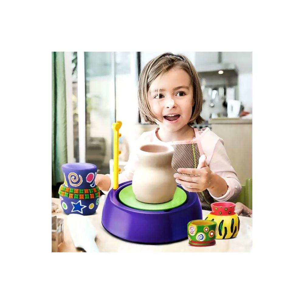  طقم عجلة فخارية