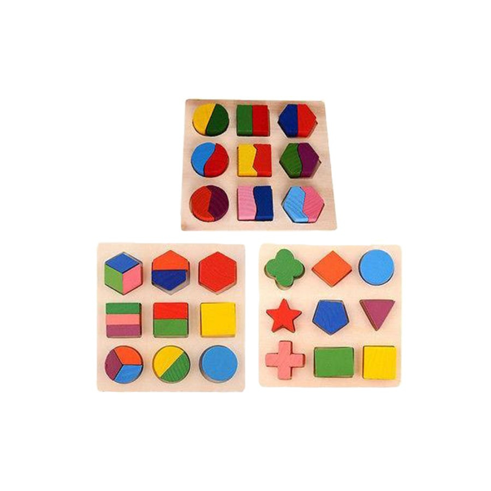 أي ليرن لعبة تركيب هندسية كبيرة - 3 قطع