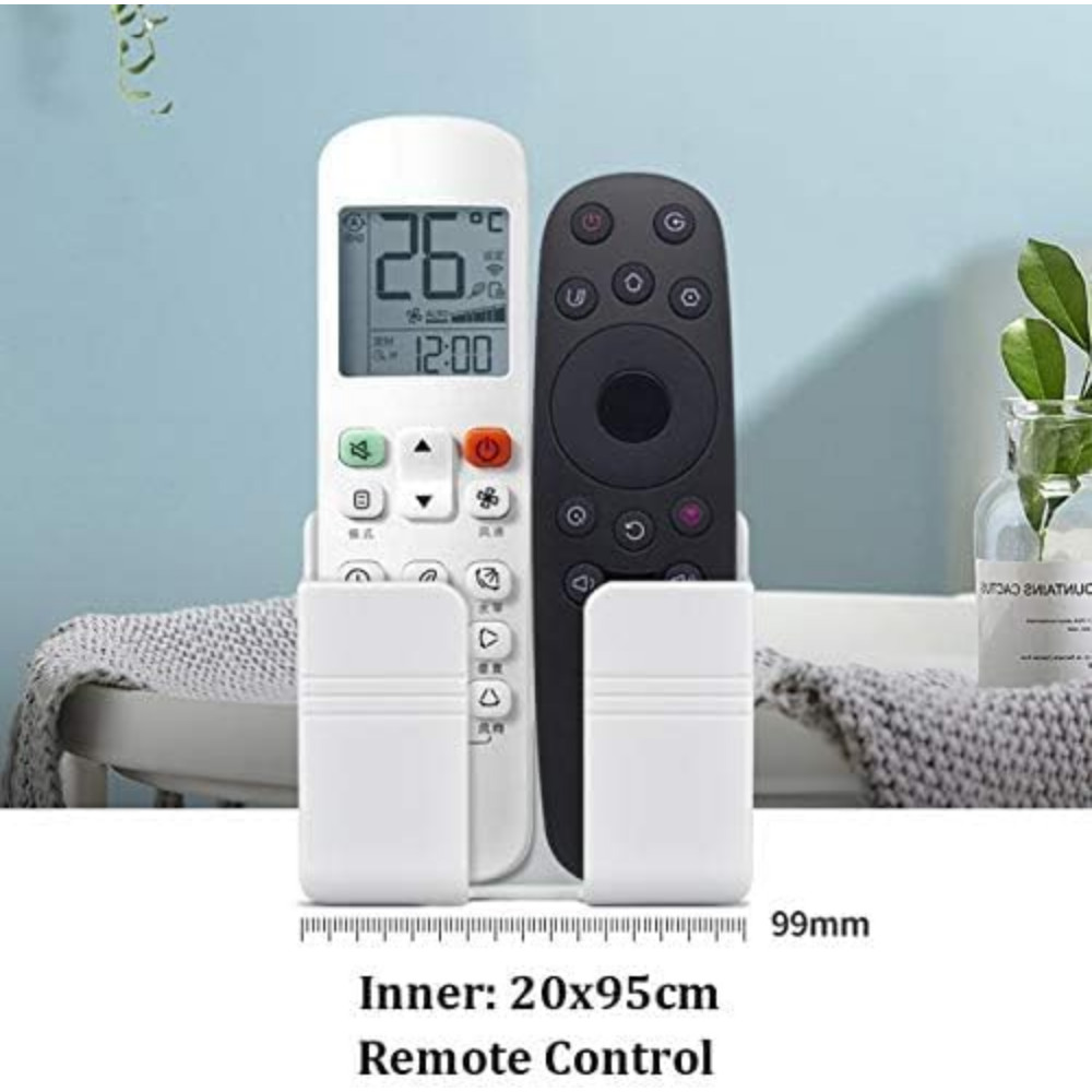 رف حائطي حامل للجوال والريموت متعدد الإستخدام