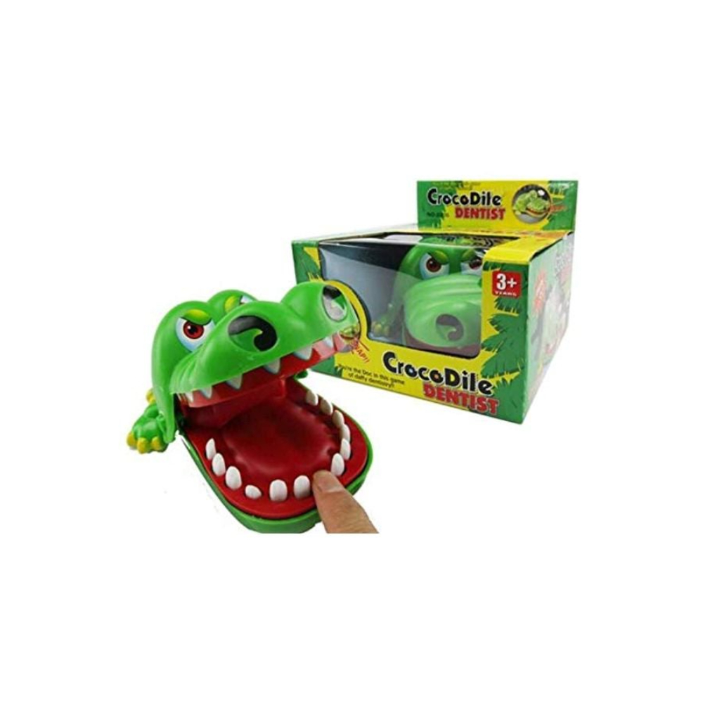 لعبة عض الإصبع بتصميم تمساح