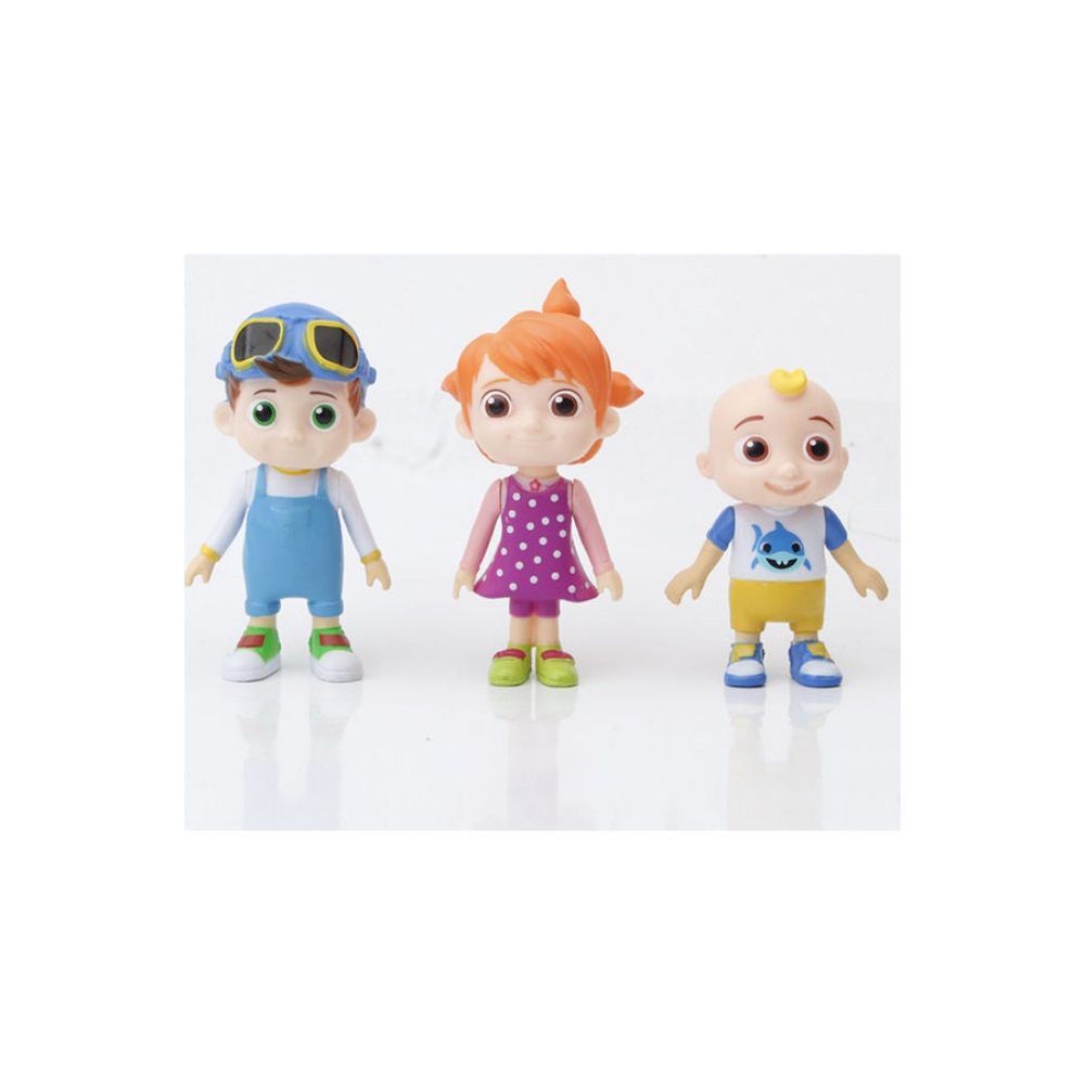 مس تيارا مجموعة مجسمات بتصميم شخصيات أطفال 6 قطع - 3x8 سم