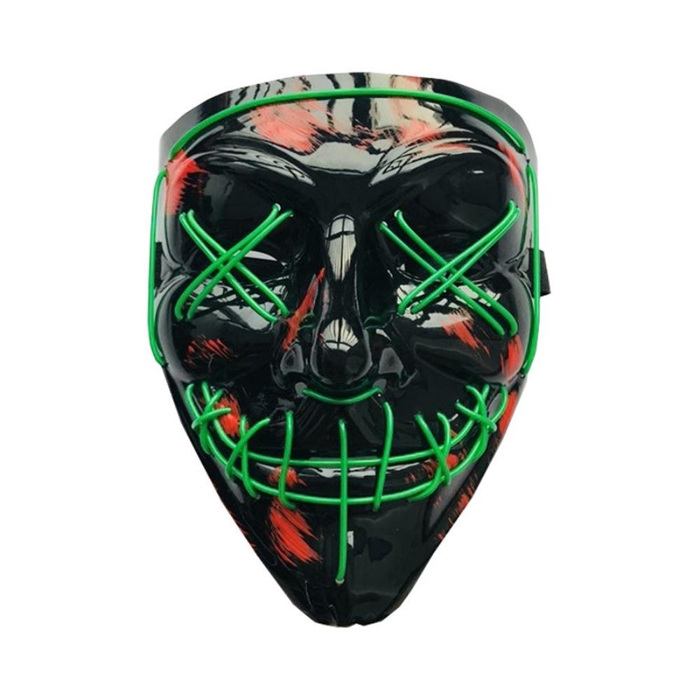  قناع مرعب بإضاءة LED