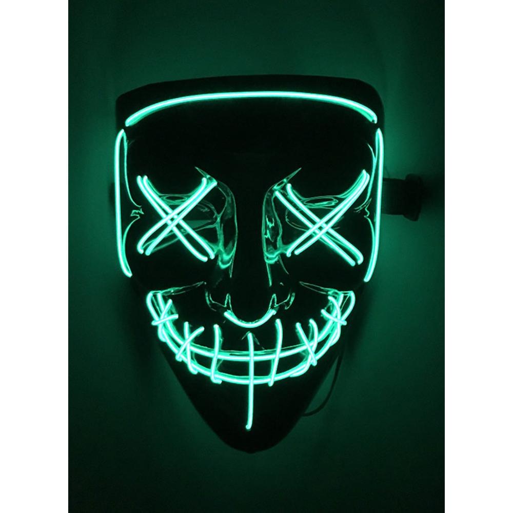  قناع مرعب بإضاءة LED