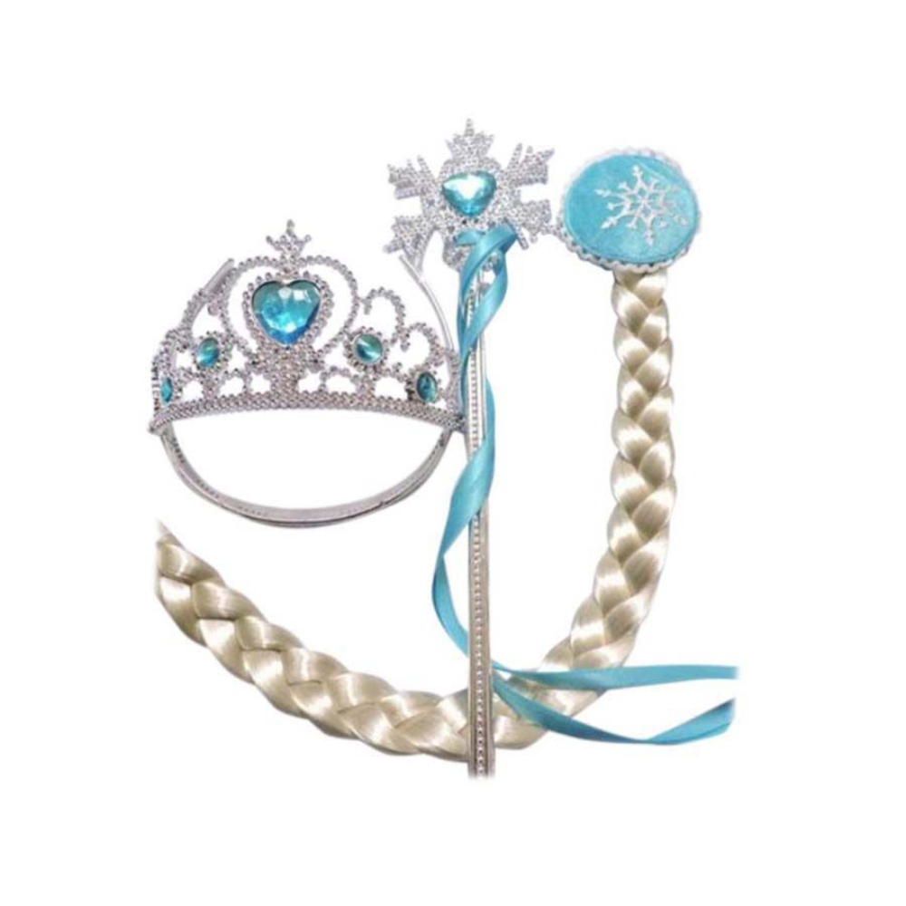 طقم زي إلسا من فيلم Frozen - 3 قطع