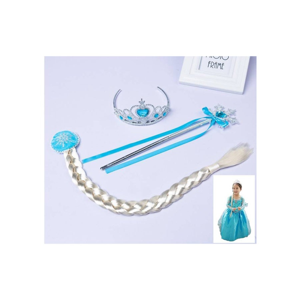طقم زي إلسا من فيلم Frozen - 3 قطع