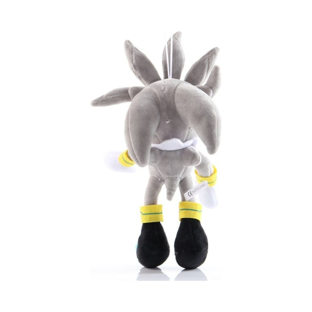  دمية سيلفر القنفذ المحشوة للأطفال - موديل Sonic Inspired-ST-27cm-Gray