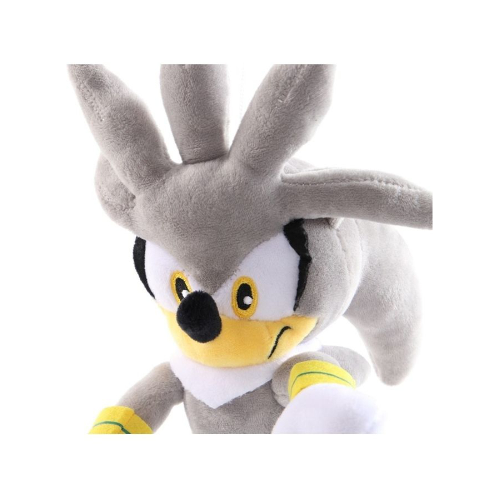  دمية سيلفر القنفذ المحشوة للأطفال - موديل Sonic Inspired-ST-27cm-Gray