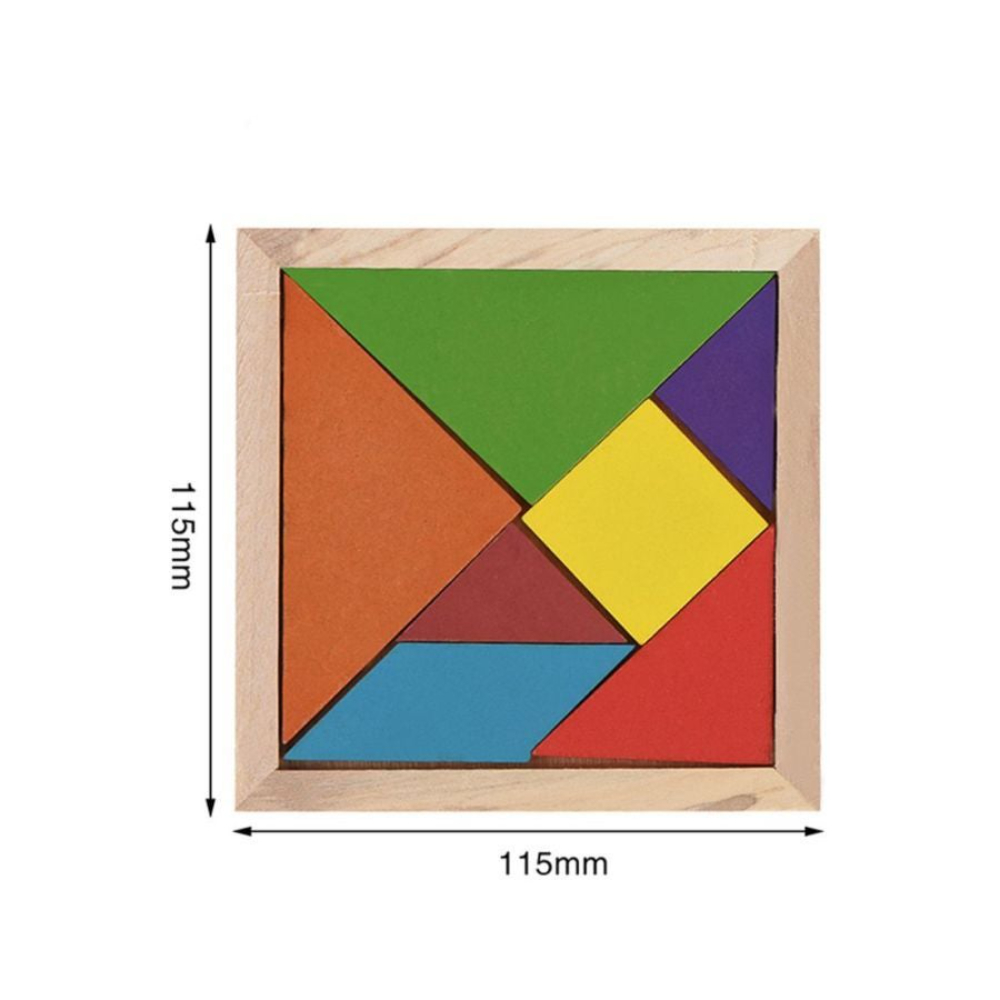 سيثيريا لعبة أحجية خشبية للأطفال بحجم 11.5x11.5 سم