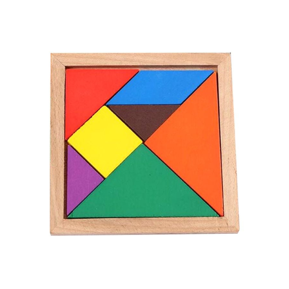 كول بيبي طقم ألعاب تركيب الصور الخشبي 7 قطع - 12x0.5x11.5 سم