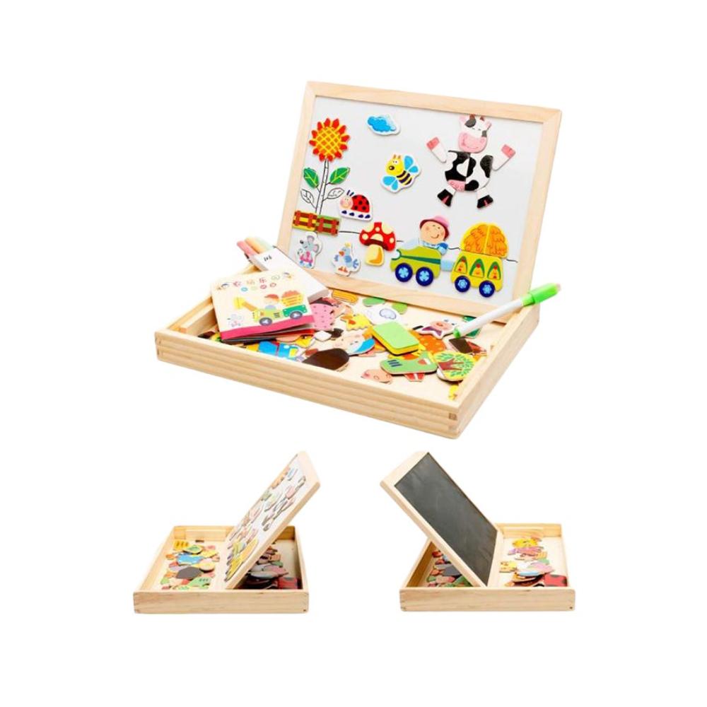  لعبة تركيبية مع لوح مغناطيسي