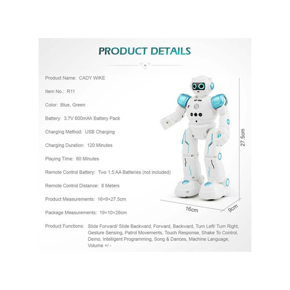 جي حي ار سي روبوت كادي ذكي بتحكم عن بعد - 16 × 27.5 × 9 سم