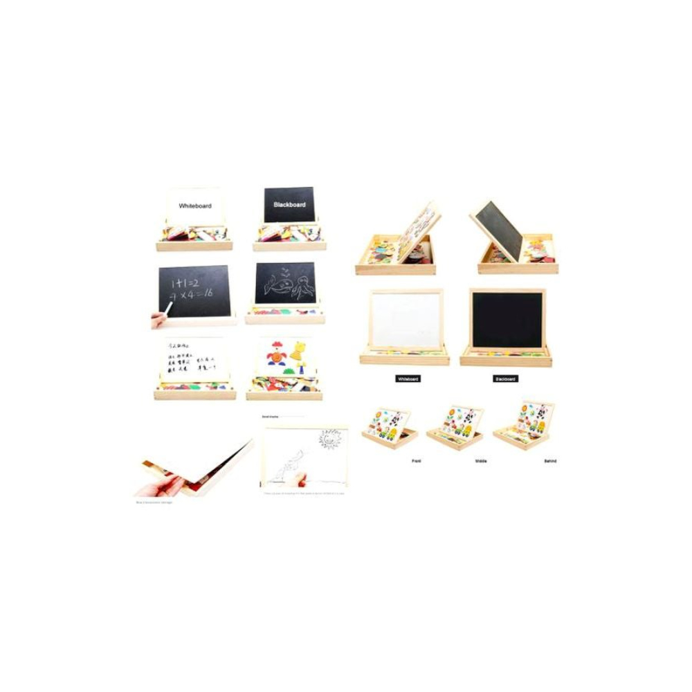 جاك رويال لوح رسم خشبي مع أحجيات مغناطيسية