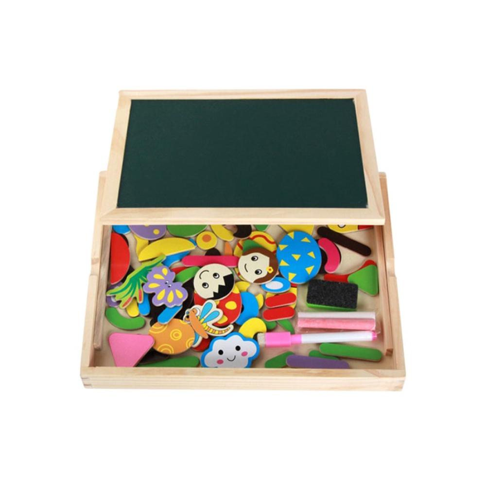  بازل خشبي تعليمي مغناطيسي مزدوج الجوانب