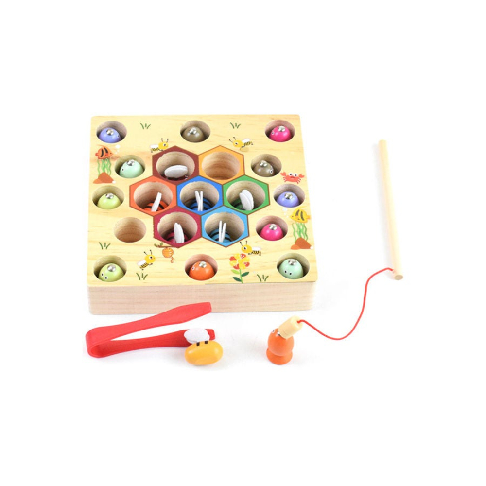 لعبة صيد السمك والنحل 2 في 1 متعددة الاستخدام