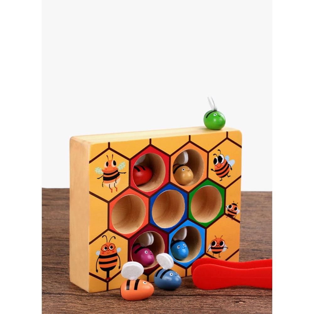 كاندي وود لعبة خشبية لالتقاط النحل 